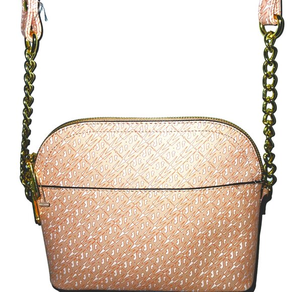 STEVE MADDEN Pink Logo Designer Leather Shoulder Bag - Picture 2 of 5